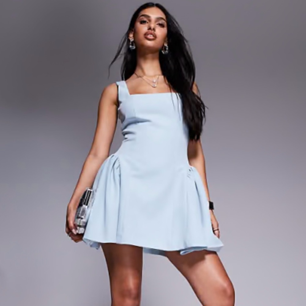 D.Rock Elegant Light Blue Sleeveless Dress - Picture 1 of 7